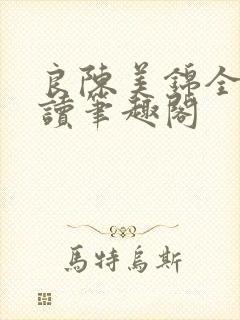 良陈美锦全文阅读笔趣阁