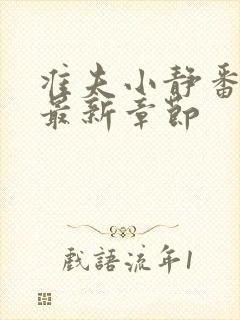 准夫小静番外篇最新章节