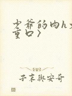 少爷的肉h文〈重口〉封面