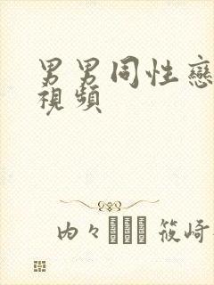 男男同性恋互操视频