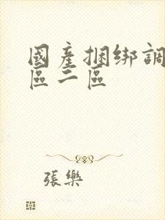 国产捆绑调教一区二区