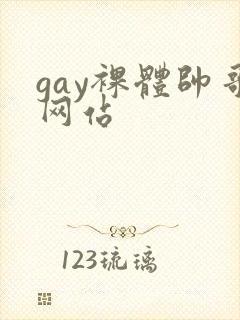 gay裸体帅哥网站封面