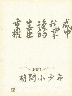 重生后我成为了权臣的掌中娇封面