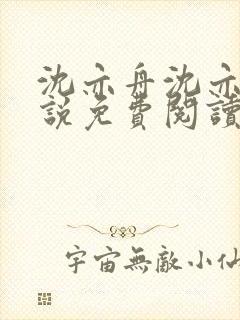 沈亦舟沈亦川小说免费阅读最新章节