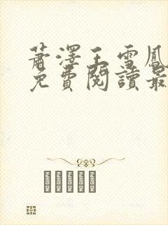 萧泽王雪凤小说免费阅读最新章节