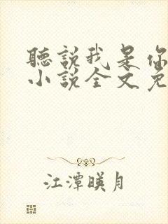 听说我是你老婆小说全文免费阅读封面