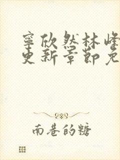 宁欣然林峰最新更新章节免费阅读