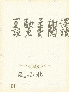 夏驰柔谢泽修小说免费阅读最新章节封面