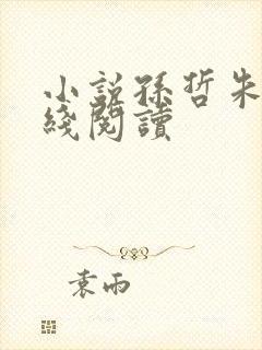 小说孙哲朱彦在线阅读