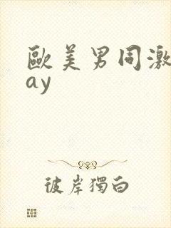 欧美男同激情gay封面