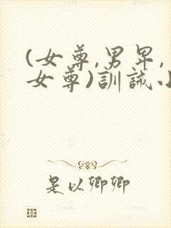 (女尊,男卑,女尊)训诫小说