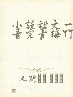 小说甜文一口气看完青梅竹马