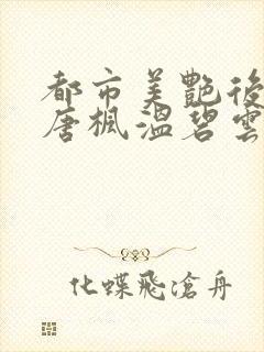 都市美艳后宫(唐枫温碧云)小说