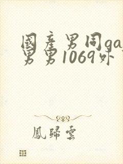 国产男同gay男男1069外卖