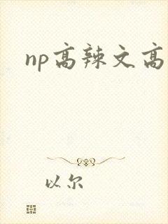 np高辣文高h封面