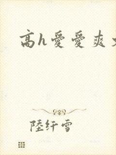 高h爱爱爽文