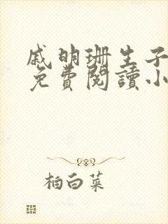 戚明珊生子父女免费阅读小说全文