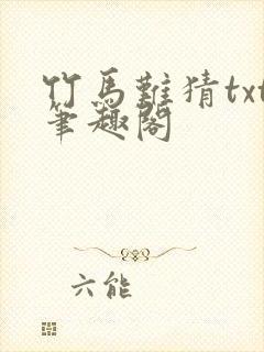 竹马难猜txt笔趣阁