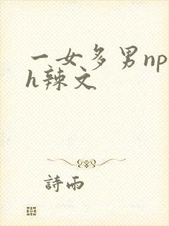 一女多男np高h辣文