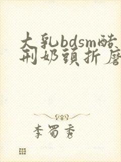 大乳bdsm酷刑奶头折磨乳夹