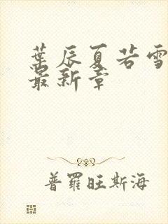 叶辰夏若雪孙怡最新章