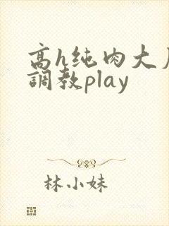 高h纯肉大尺度调教play