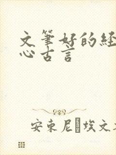 文笔好的经典虐心古言