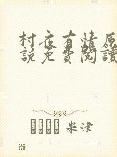 村夜有情原著小说免费阅读
