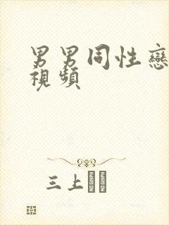 男男同性恋gv视频