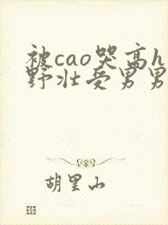 被cao哭高h野壮受男男小说