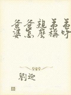 爸爸亲弟弟的老婆怎么称呼