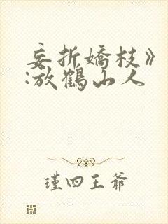 妄折娇枝》作者:放鹤山人