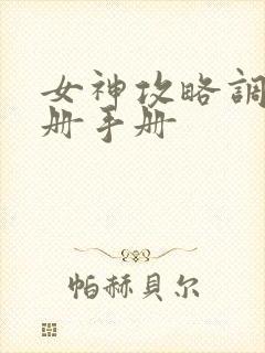 女神攻略调教手册手册封面