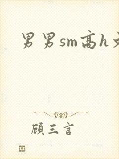男男sm高h文