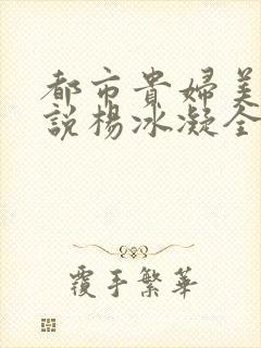 都市贵妇美腿小说杨冰凝全文阅读