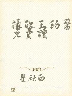 摄政王的医品妃免费读封面