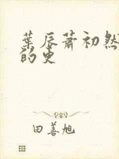 叶辰萧初然最新的更