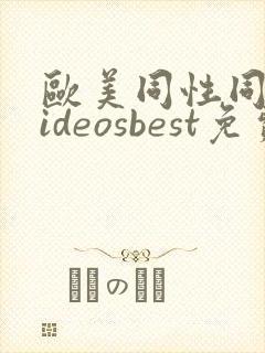 欧美同性同志videosbest免费