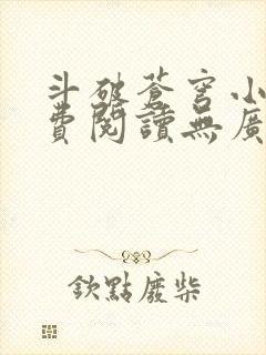 斗破苍穹小说免费阅读无广告无弹窗封面