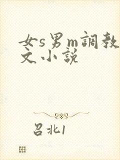 女s男m调教h文小说
