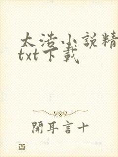 太浩小说精校版txt下载封面