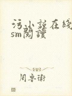 污小说在线阅读sm阅读封面