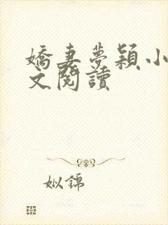 娇妻梦颖小说全文阅读封面