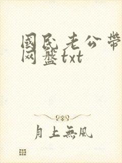 国民老公带回家网盘txt