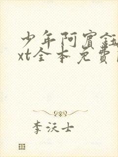 少年阿宾钰慧txt全本免费阅读