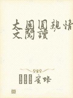 大团圆亲情会全文阅读