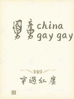 国产china男男gay gay网站