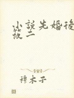 小说先婚后爱梦筱二