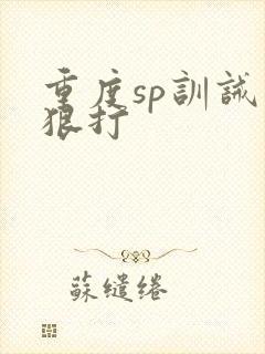 重度sp训诫文狠打封面