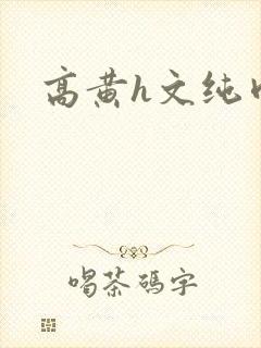 高黄h文纯肉封面